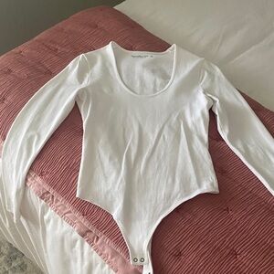 Abercrombie & Fitch Cream Soft Collection Top